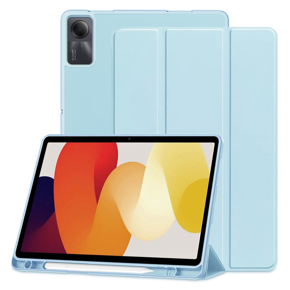 Калъф за Xiaomi Redmi Pad SE 11" - Techsuit Flex Trifold - Небесносин