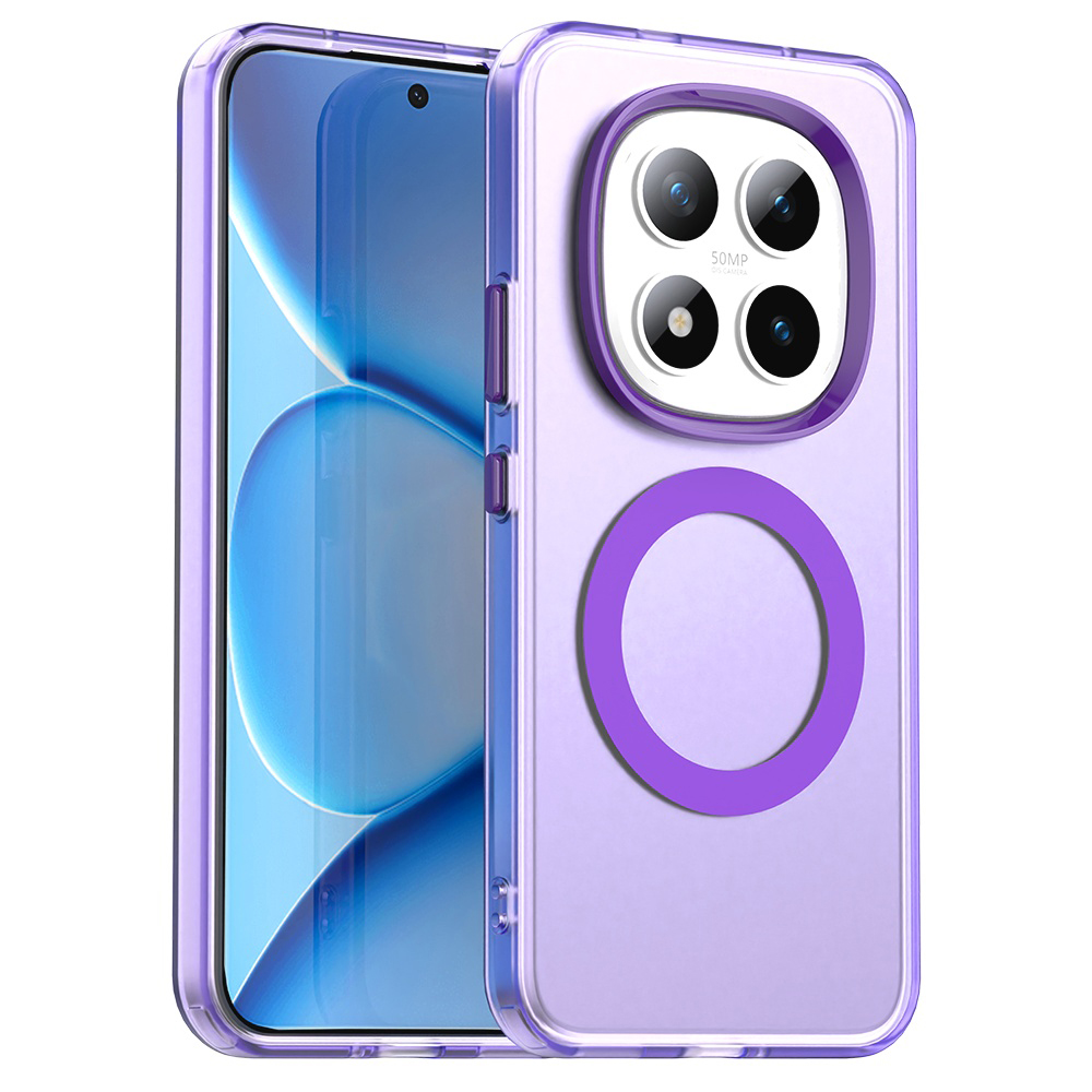Чантичка за Xiaomi Redmi Note 15 Pro+ 5G / Poco M8 Pro 5G - Techsuit CandyCase MagSafe MagSafe - Лилав