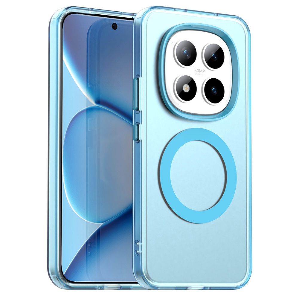 Калъф за Xiaomi Redmi Note 15 Pro+ 5G / Poco M8 Pro 5G - Techsuit CandyCase MagSafe - Син