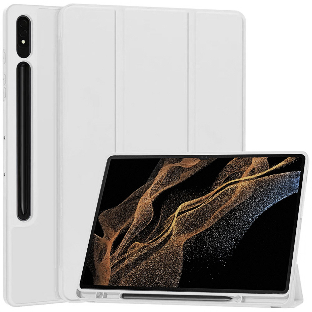 Калъф за Samsung Galaxy Tab S8 Ultra - Techsuit Flex Trifold - Сив
