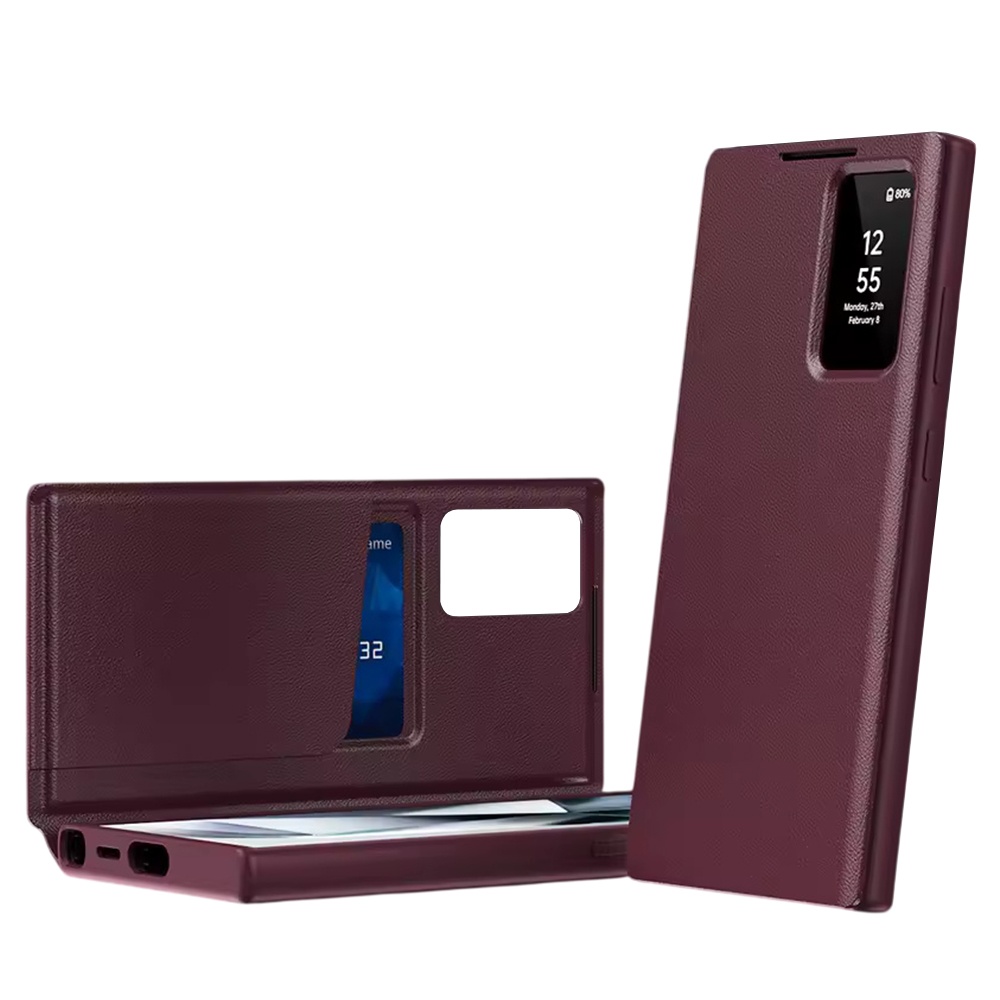 Калъф за Samsung Galaxy S26 Ultra - Techsuit SmartView Series - Червен