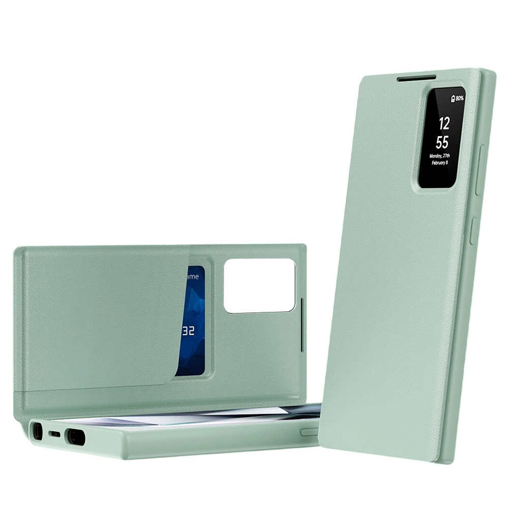 Калъф за Samsung Galaxy S26 Ultra - Techsuit SmartView Series - Зелен