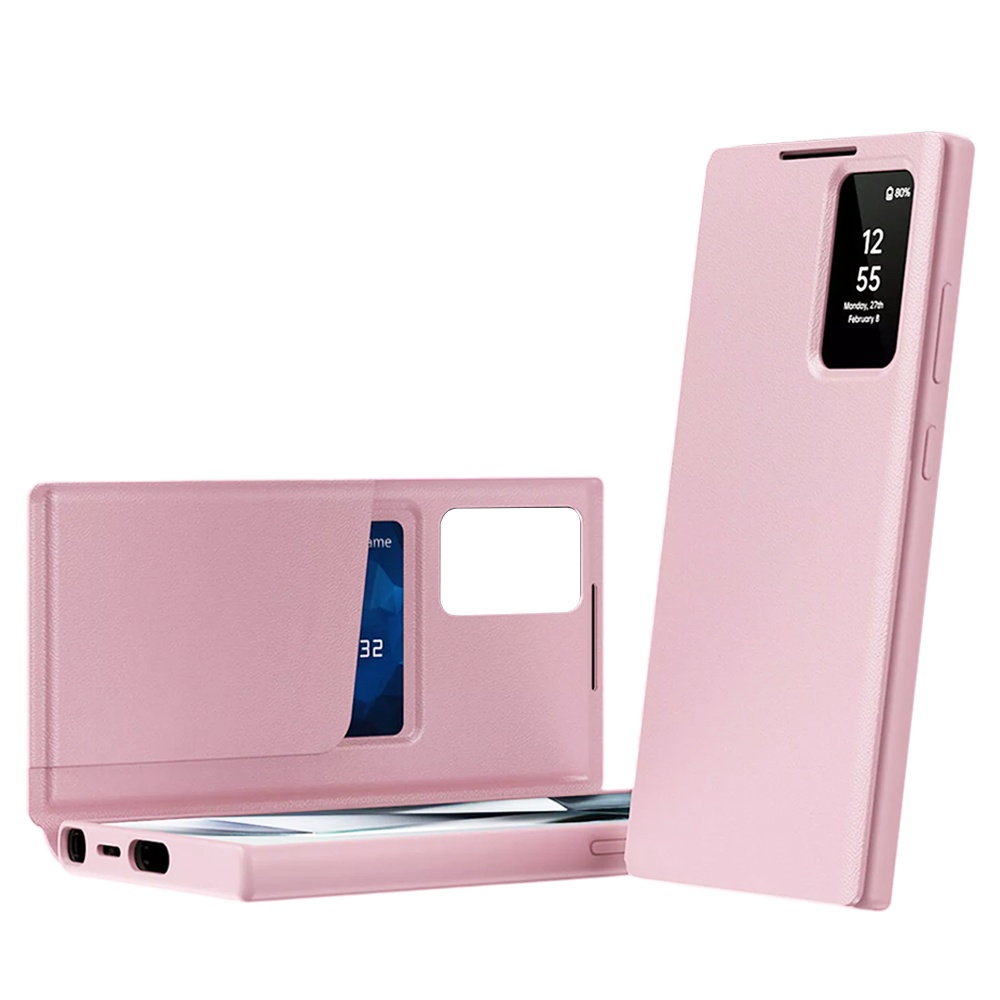 Калъф за Samsung Galaxy S26 Ultra - Techsuit SmartView Series - Розов