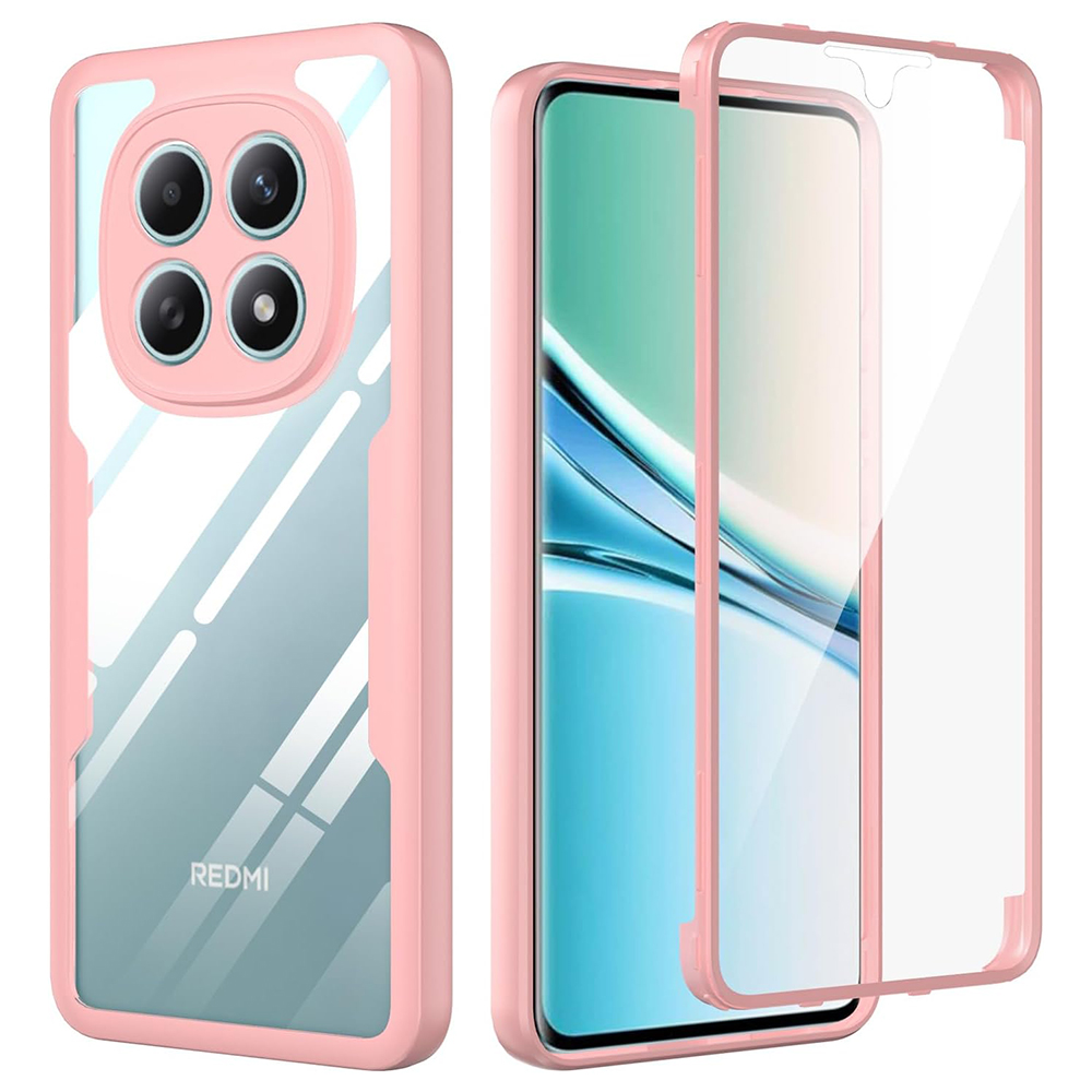Калъф за Xiaomi Redmi Note 15 4G + капак - Techsuit ColorVerse 360 Series - Розов