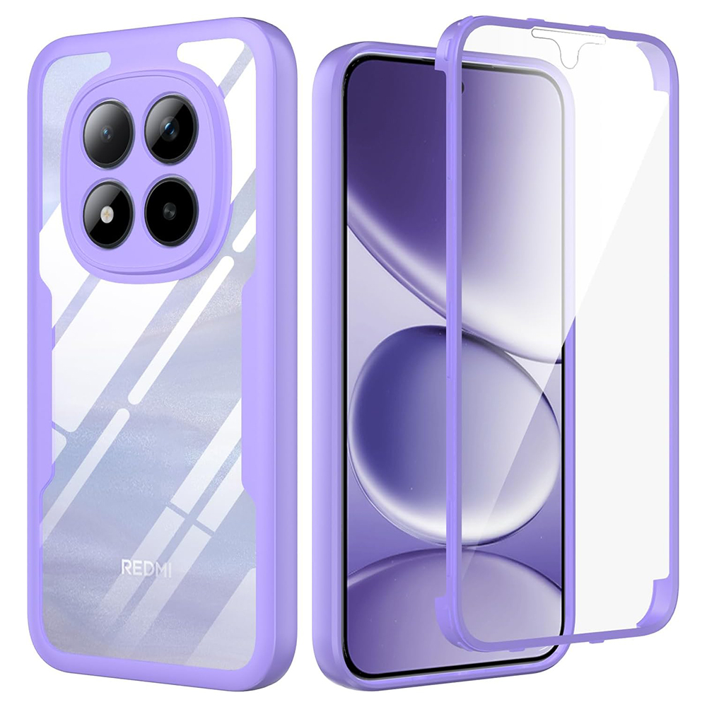 Калъф за Xiaomi Redmi Note 15 Pro+ 5G / Poco M8 Pro 5G + капак - Techsuit ColorVerse 360 Series - Лилав