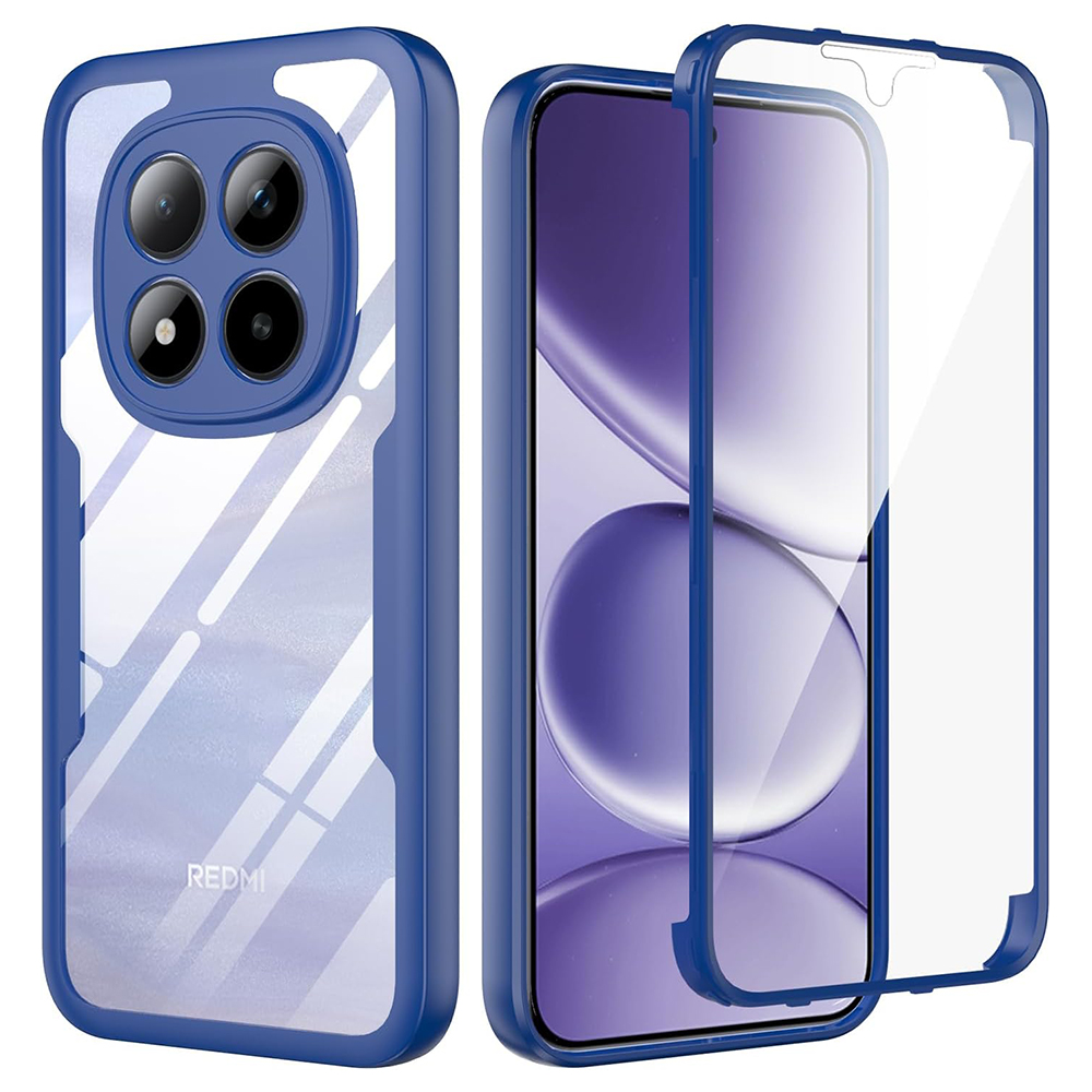 Калъф за Xiaomi Redmi Note 15 Pro+ 5G / Poco M8 Pro 5G + калъф - Techsuit ColorVerse 360 Series - Син