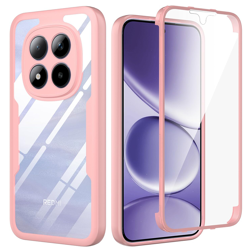 Калъф за Xiaomi Redmi Note 15 Pro+ 5G / Poco M8 Pro 5G + капак - Techsuit ColorVerse 360 Series - Розов
