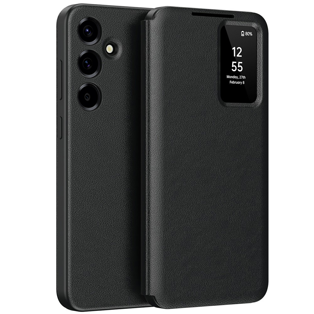 Калъф за Samsung Galaxy A57 5G - Techsuit SmartView Series - Черен