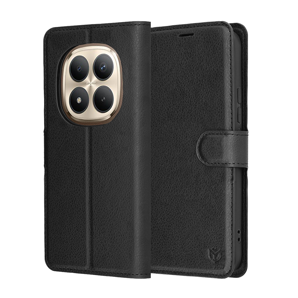 Калъф за Xiaomi Redmi Note 15 Pro+ 5G / Poco M8 Pro 5G - Techsuit Leather Folio - Черен