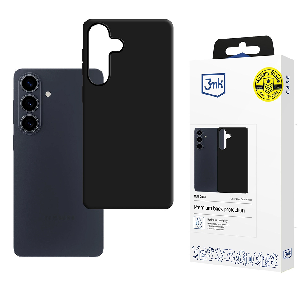 Калъф за Samsung Galaxy S26 - 3mk Matt Case - Черен