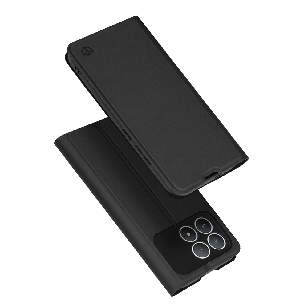 Калъф за Xiaomi Poco F8 Pro - Techsuit Magskin Book - Черен