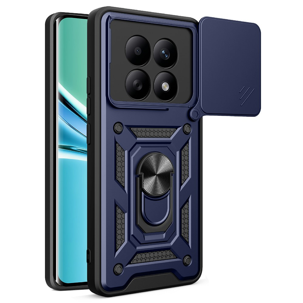 Калъф за Xiaomi Redmi Note 15 5G / Note 15 4G / Poco M8 5G - Techsuit CamShield Series - Син