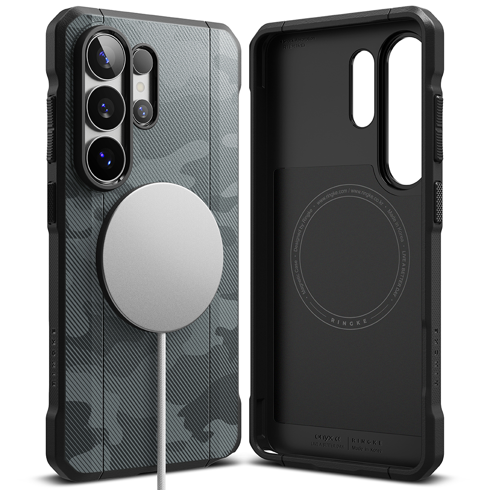 Калъф за Samsung Galaxy S26 Ultra - Ringke Onyx Alpha Alpha MagSafe - Camo Черен