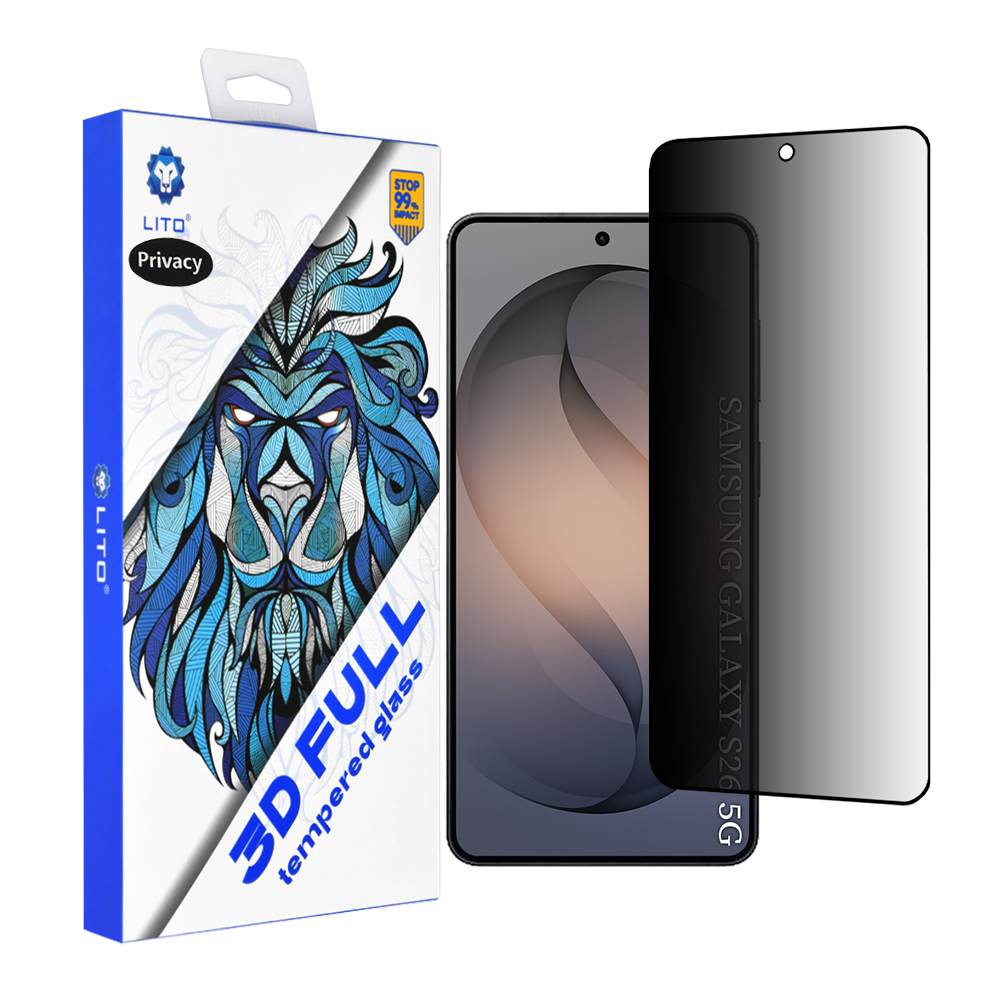 Капак за Samsung Galaxy S26 - Lito 3D Full Cover - Privacy