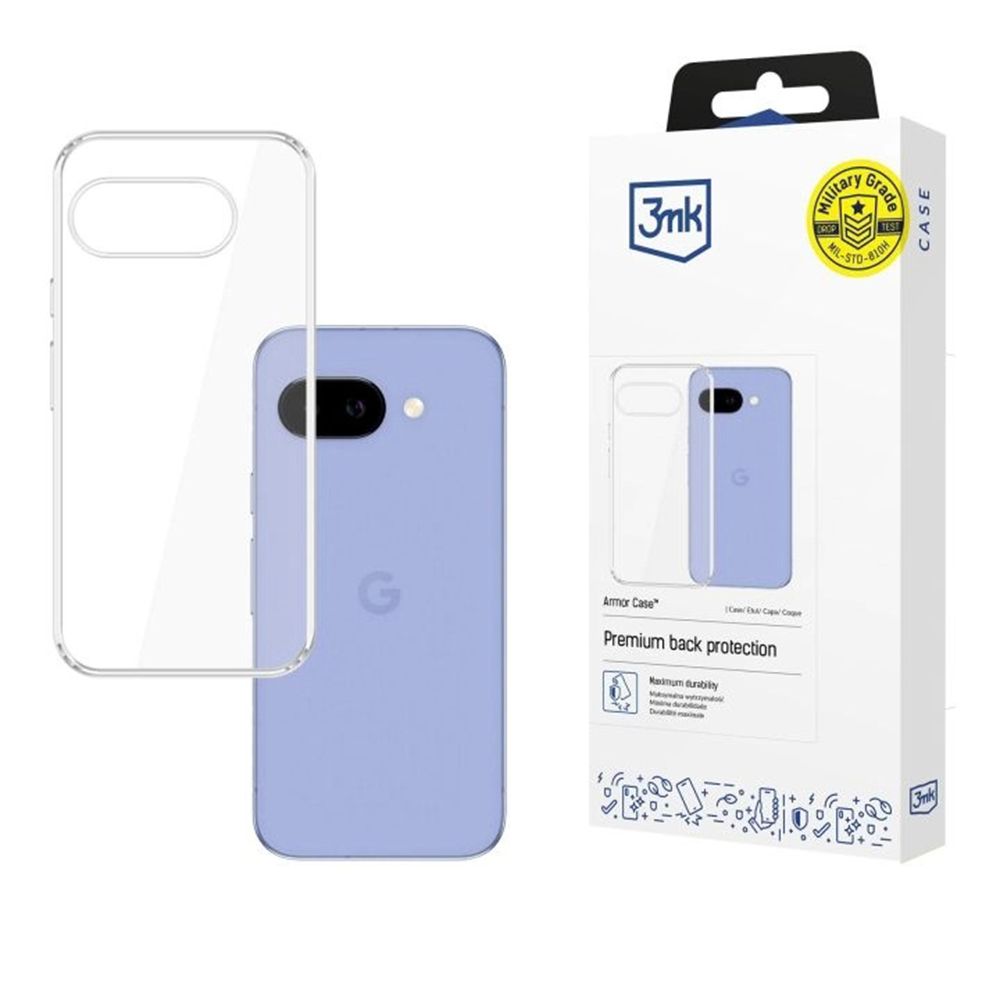 Капак за Google Pixel 10a - 3mk Armor Case - Прозрачен