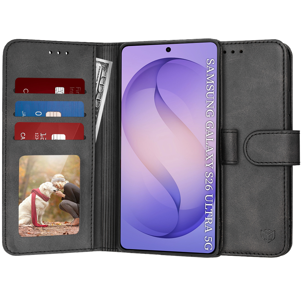 Калъф за Samsung Galaxy S26 Ultra - Techsuit Diary Book - Черен