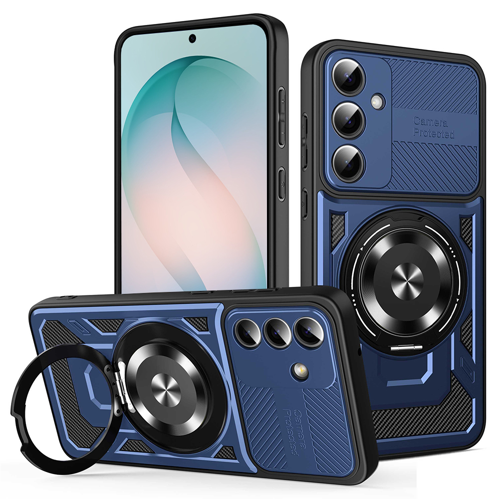 Калъф за Samsung Galaxy S26 Plus - Techsuit RuggedCam - Син