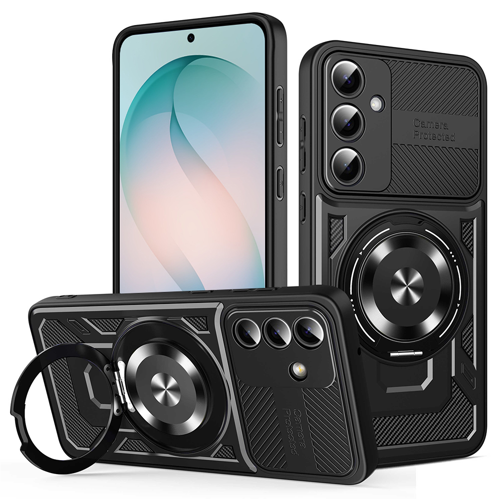 Калъф за Samsung Galaxy S26 Plus - Techsuit RuggedCam - Черен