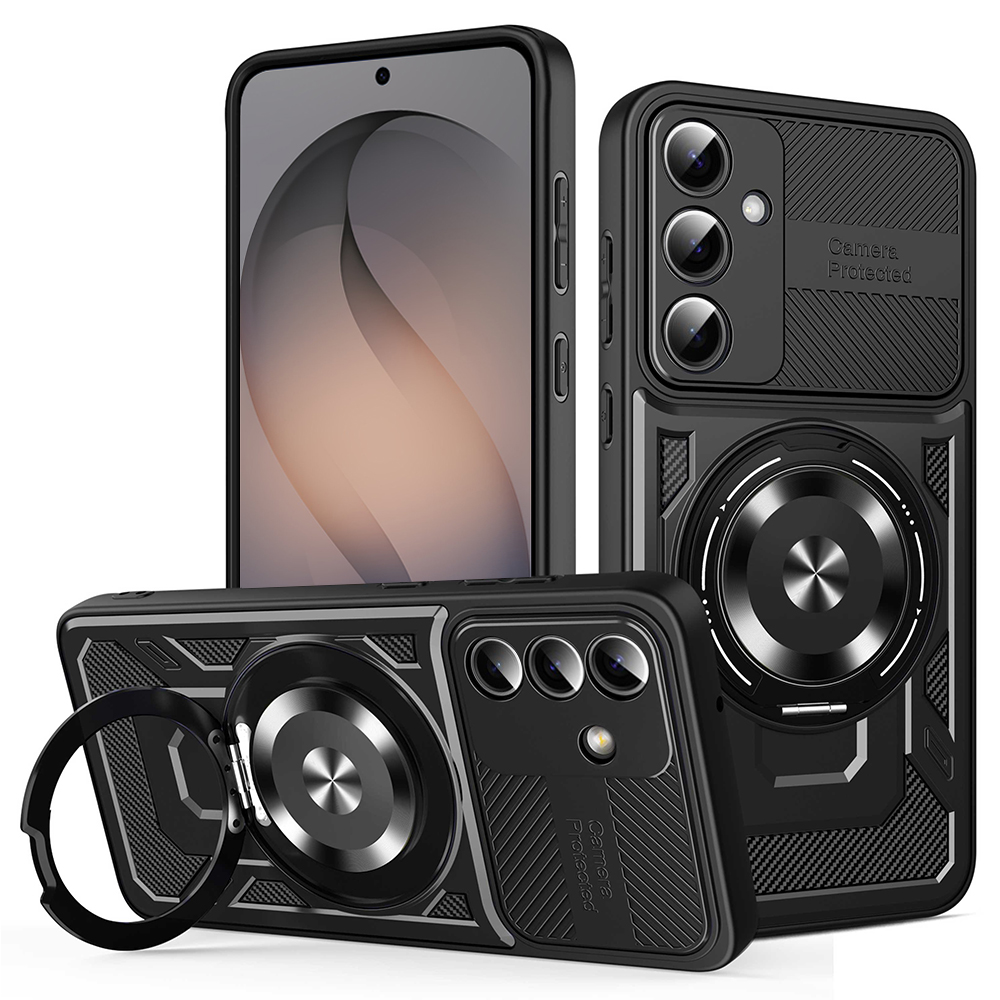 Калъф за Samsung Galaxy S26 - Techsuit RuggedCam - Черен