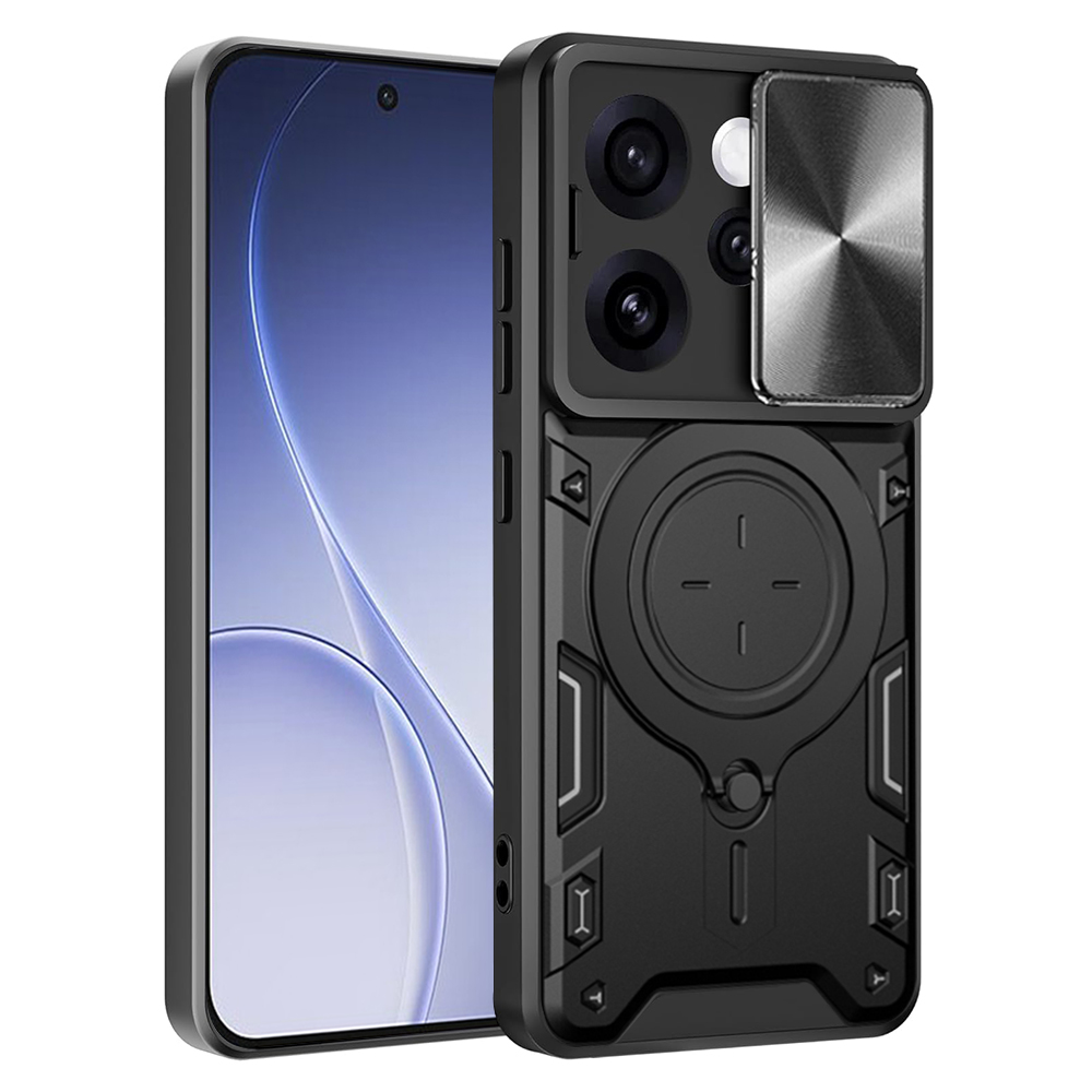 Калъф за Oppo Reno15 Pro - Techsuit CamGuard Pro - Черен