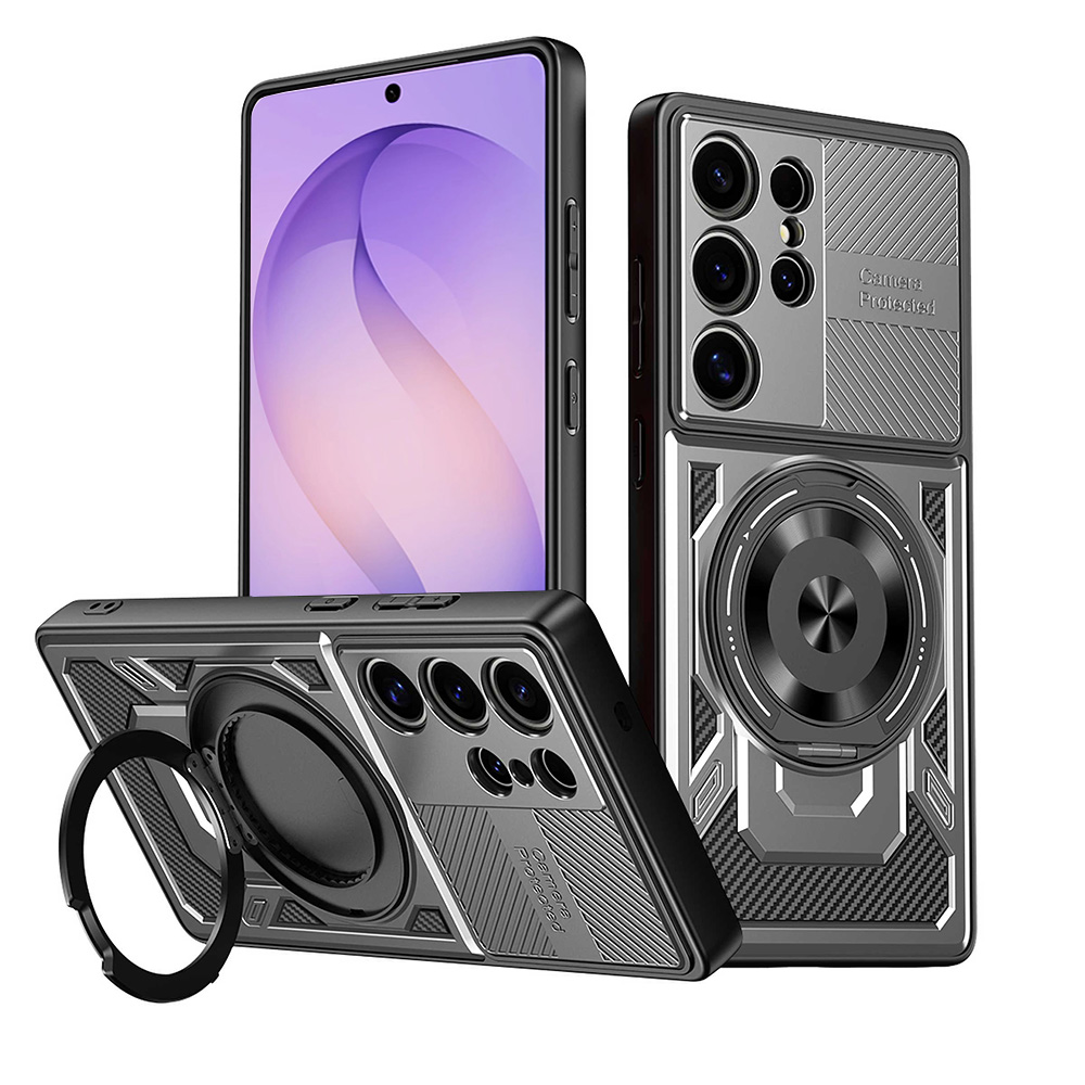 Калъф за Samsung Galaxy S26 Ultra - Techsuit RuggedCam - Сив