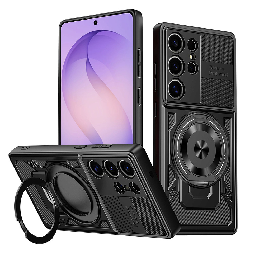 Калъф за Samsung Galaxy S26 Ultra - Techsuit RuggedCam - Черен