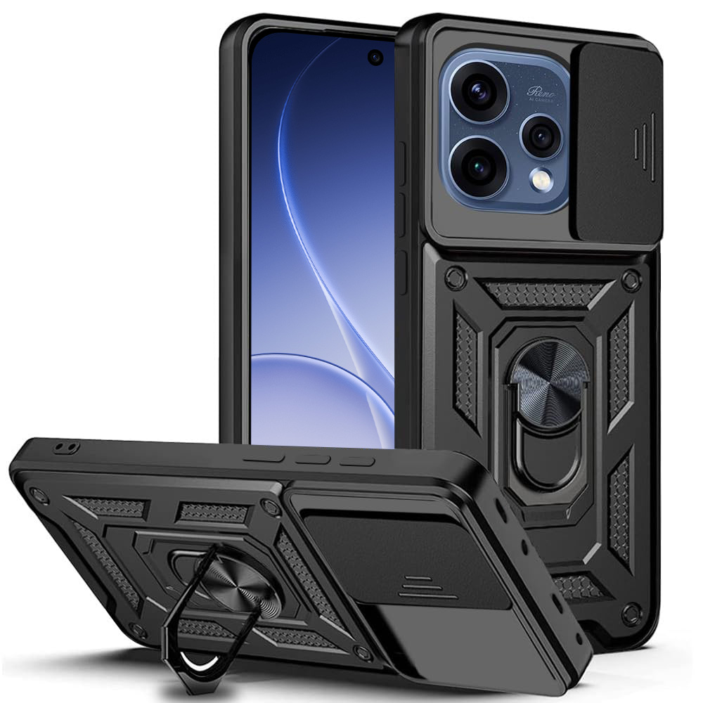 Калъф за Oppo Reno15 - Techsuit CamShield Series - Черен
