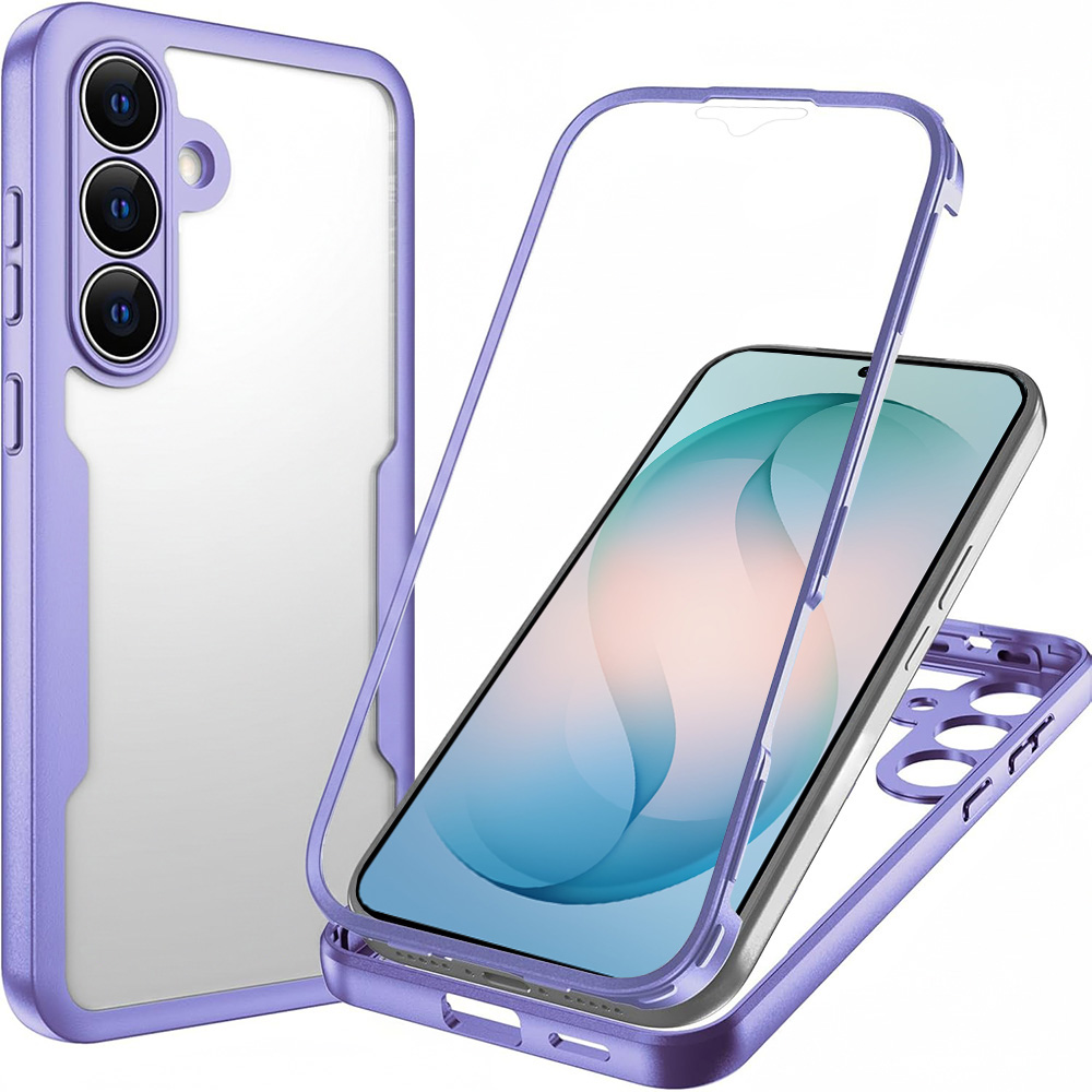 Калъф за Samsung Galaxy S26 Plus + капак - Techsuit ColorVerse 360 Series - Лилав