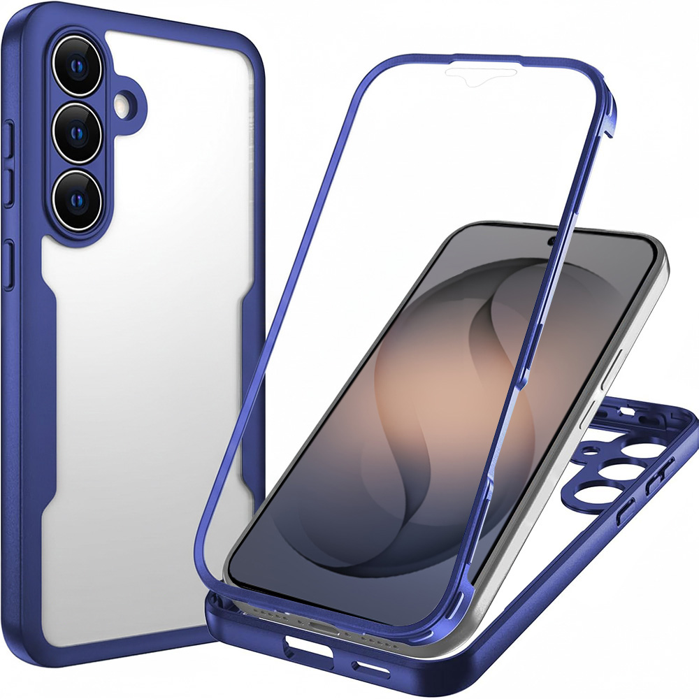 Калъф за Samsung Galaxy S26 + Капак - Techsuit ColorVerse 360 Series - Син