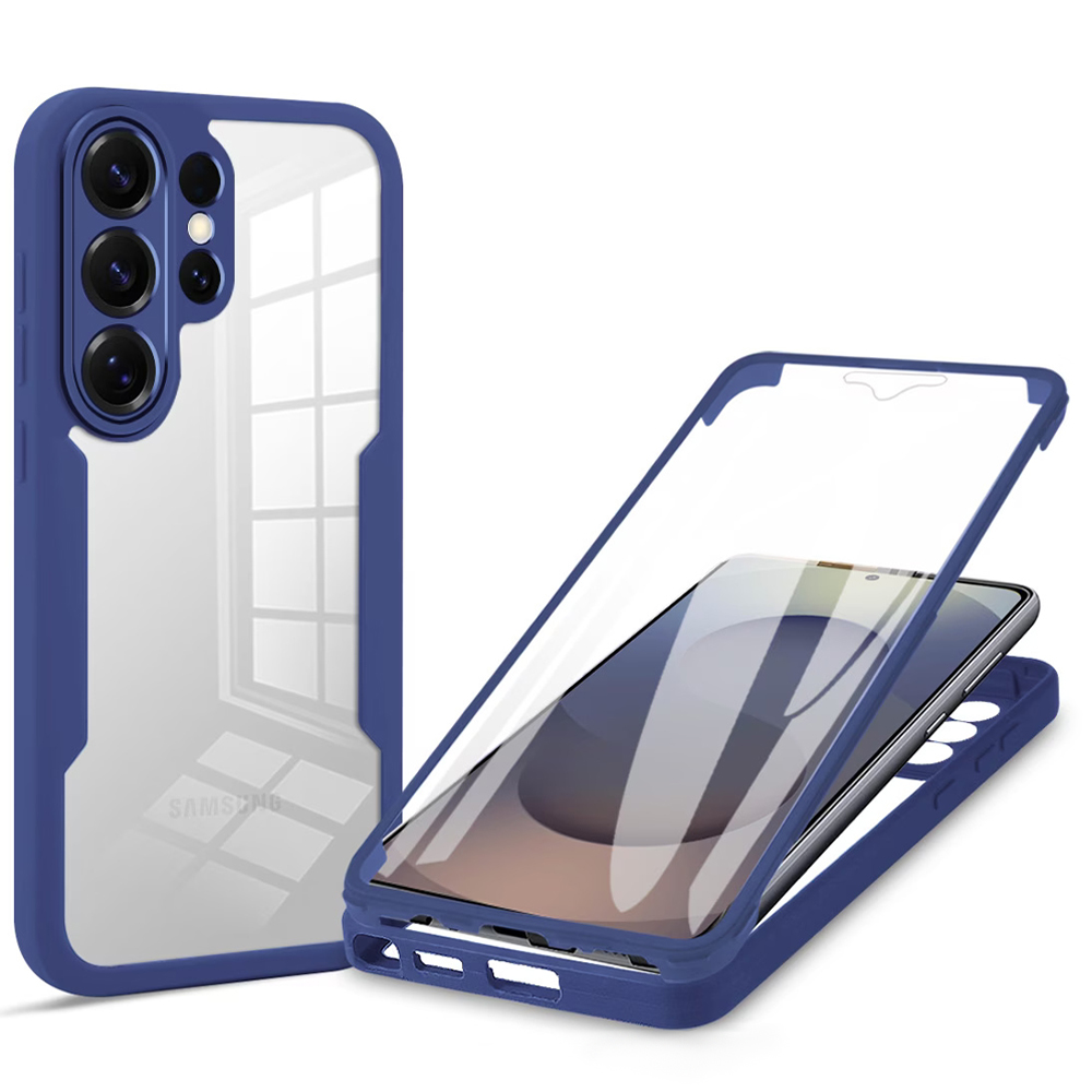 Калъф за Samsung Galaxy S26 Ultra + Капак - Techsuit ColorVerse 360 Series - Син