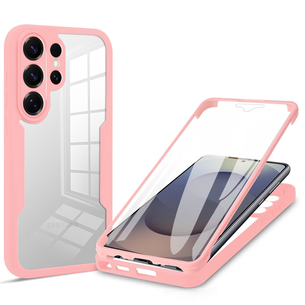 Калъф за Samsung Galaxy S26 Ultra + капак - Techsuit ColorVerse 360 Series - Розов