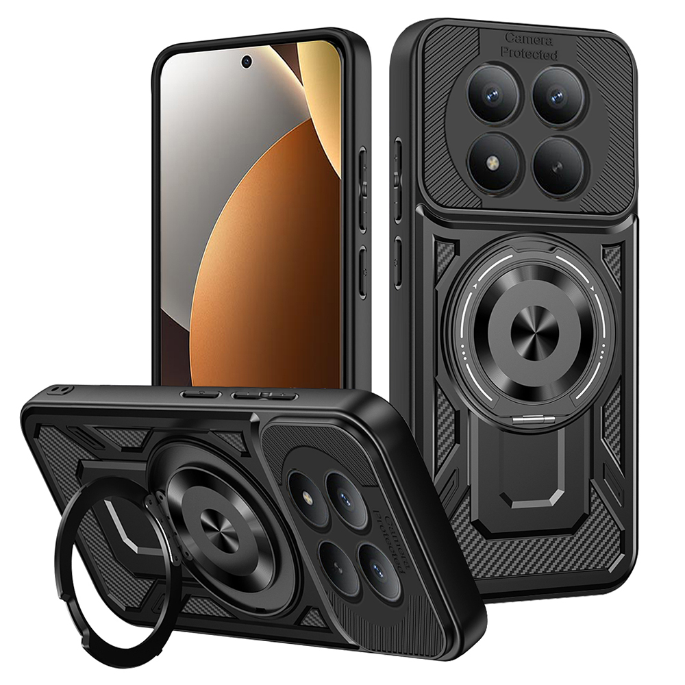 Калъф за Xiaomi Redmi Note 15 Pro 5G - Techsuit RuggedCam - Черен