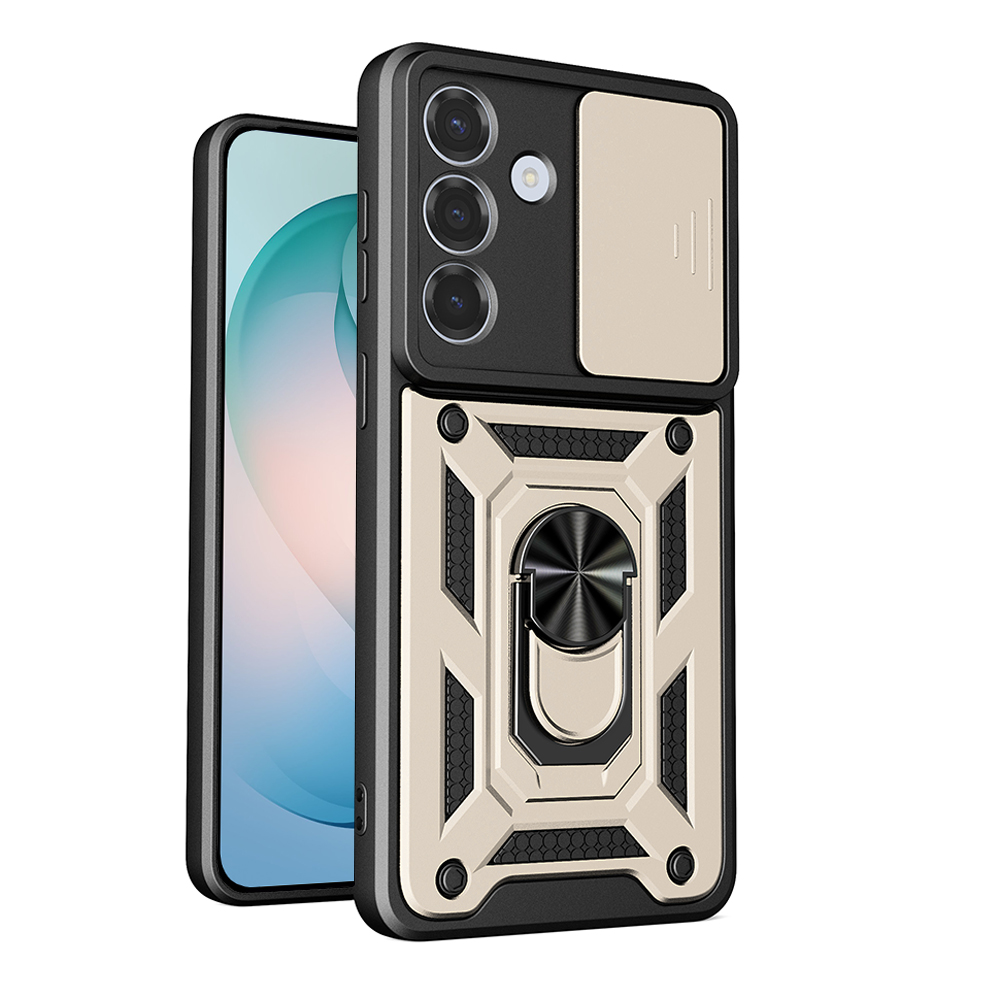 Калъф за Samsung Galaxy S26 Plus - Techsuit CamShield Series - златен