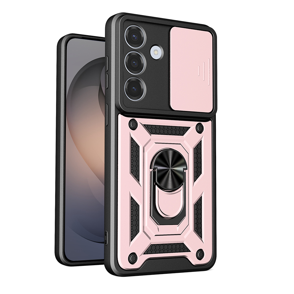 Калъф за Samsung Galaxy S26 - Techsuit CamShield Series - Розово злато