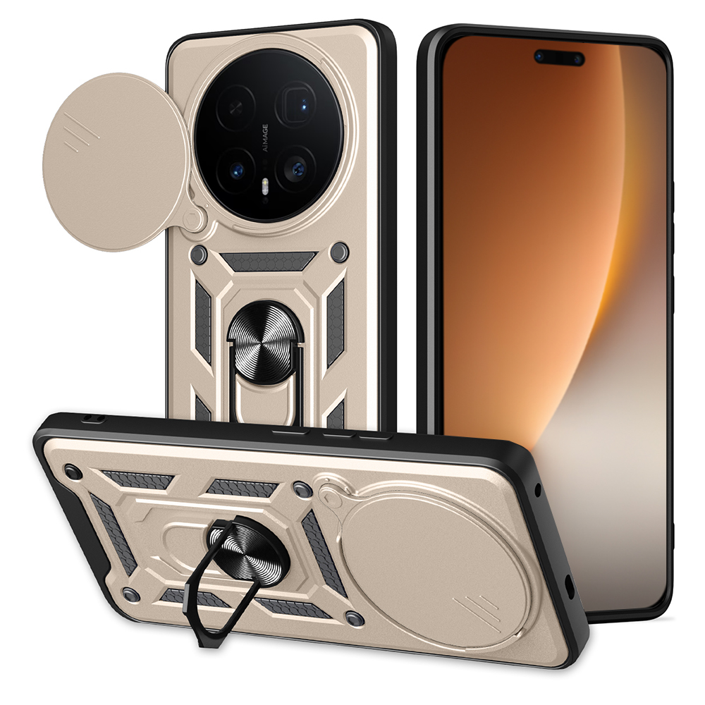 Калъф за Honor Magic8 Pro - Techsuit CamShield Series - златен