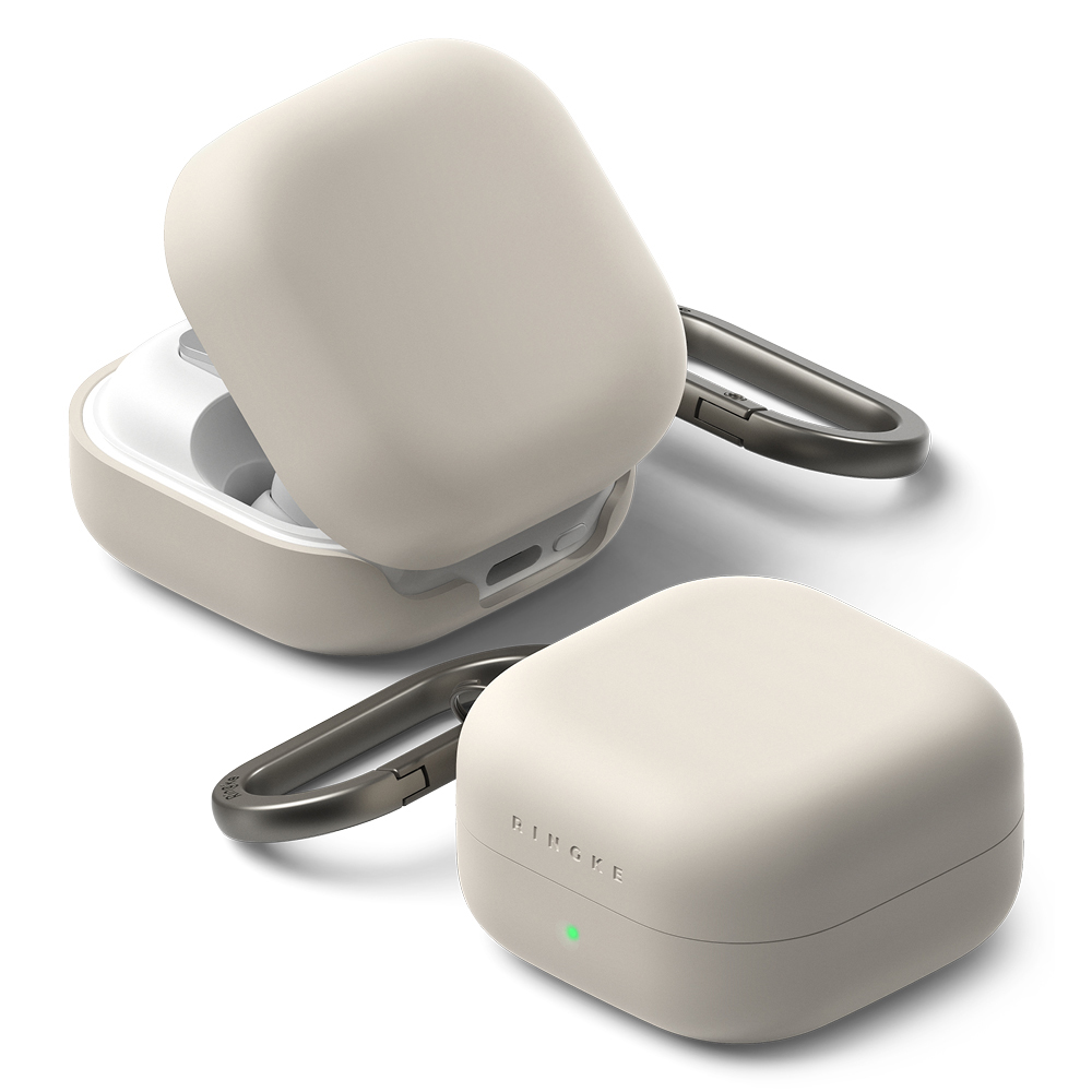 Калъф за Samsung Galaxy Buds 4 / Buds 4 Pro - Ringke Silicone - Stone