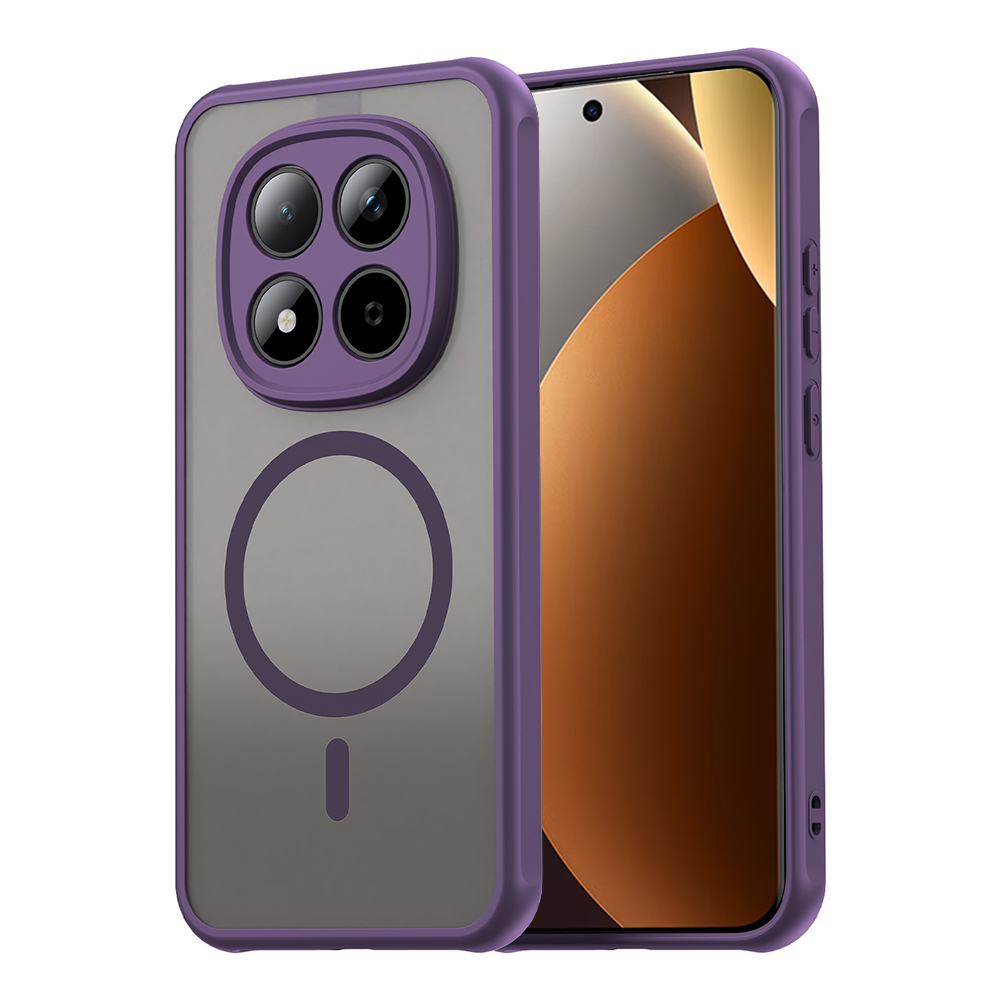 Калъф за Xiaomi Redmi Note 15 Pro+ 5G / Poco M8 Pro 5G - Techsuit HaloFrost II MagSafe - Лилав