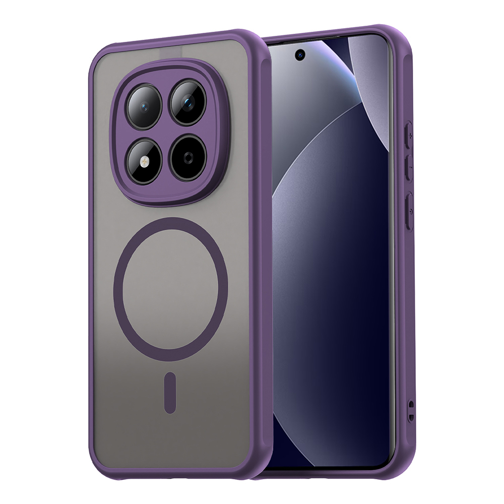 Калъф за Xiaomi Redmi Note 15 Pro 5G - Techsuit HaloFrost II MagSafe - Лилав