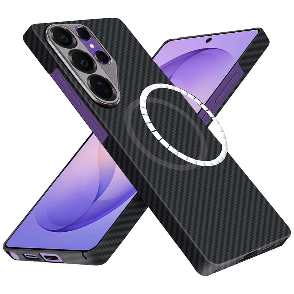 Калъф за Samsung Galaxy S26 Ultra - Techsuit Aramid Fiber MagSafe - Черен