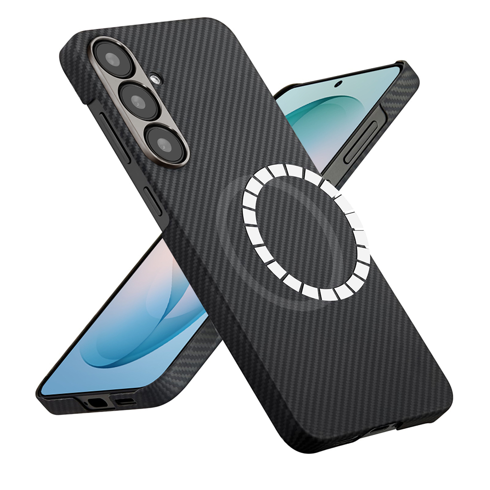 Калъф за Samsung Galaxy S26 Plus - Techsuit Aramid Fiber MagSafe - Черен