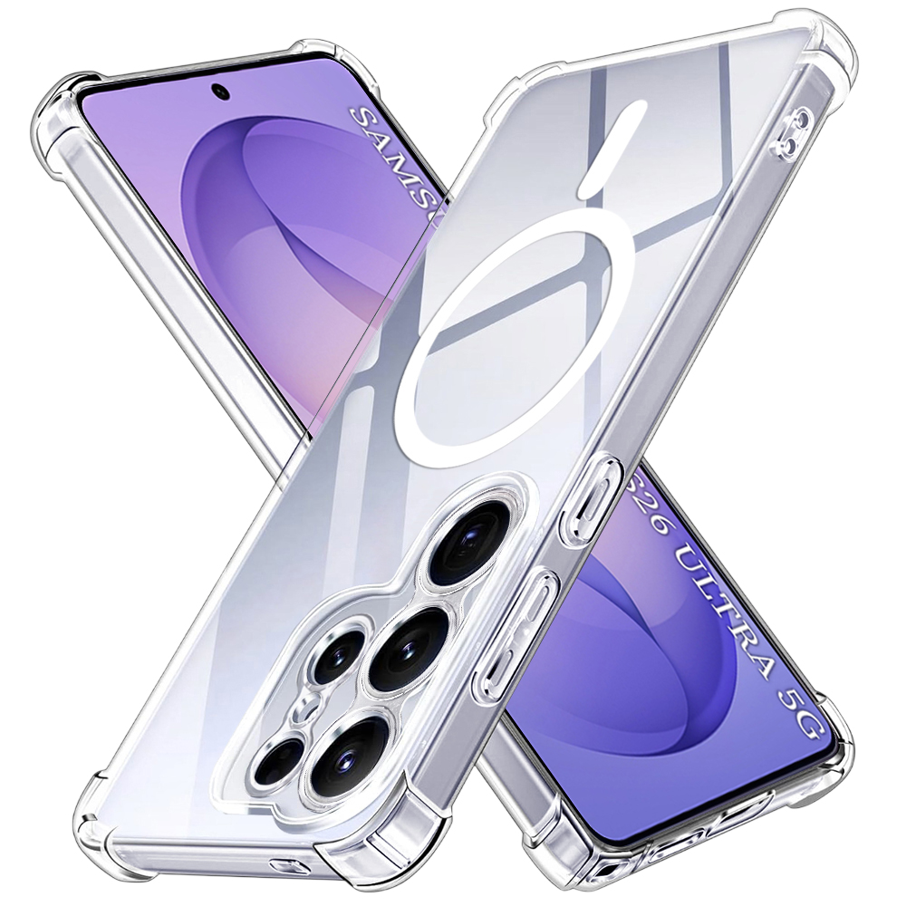 Калъф за Samsung Galaxy S26 Ultra - Techsuit Shockproof Прозрачен Silicone MagSafe - Прозрачен