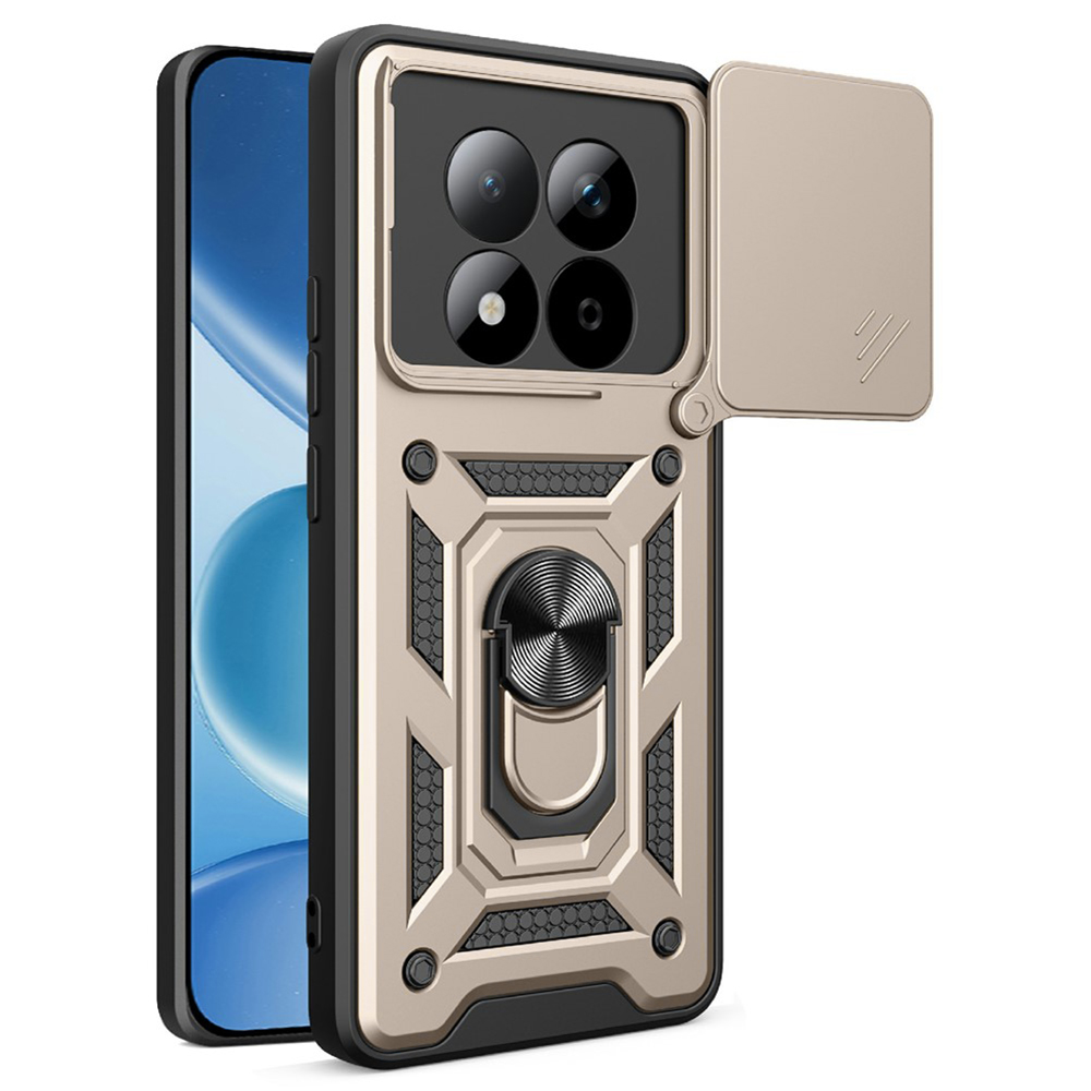 Калъф за Xiaomi Redmi Note 15 Pro 5G - Techsuit CamShield Series - златен