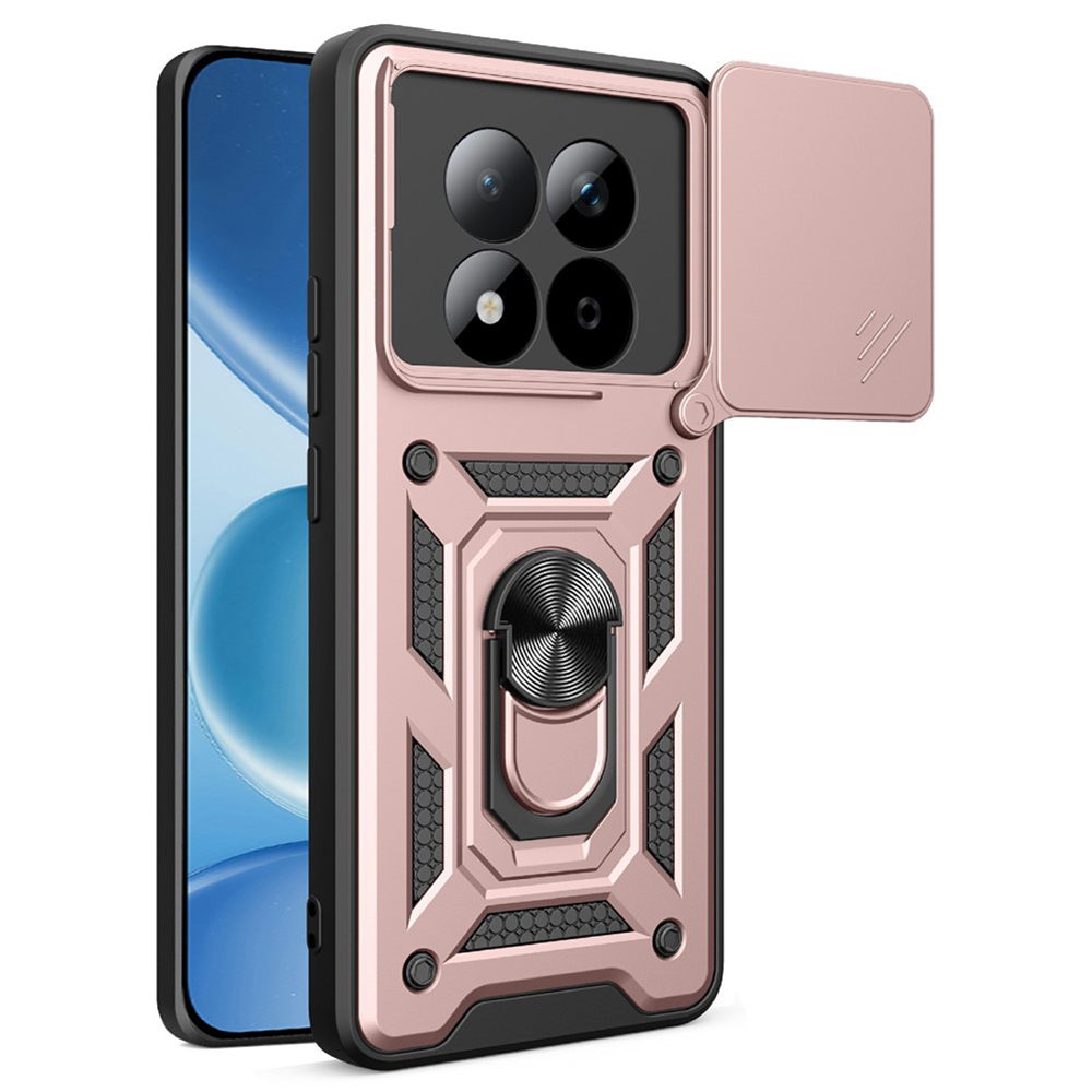 Калъф за Xiaomi Redmi Note 15 Pro 5G - Techsuit CamShield Series - Розово злато