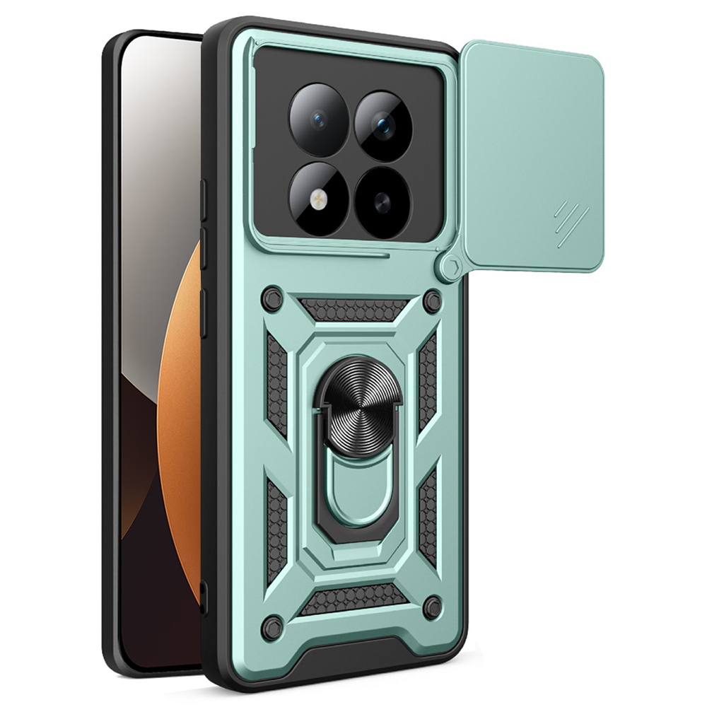 Калъф за Xiaomi Redmi Note 15 Pro+ 5G / Poco M8 Pro 5G - Techsuit CamShield Series - Зелен
