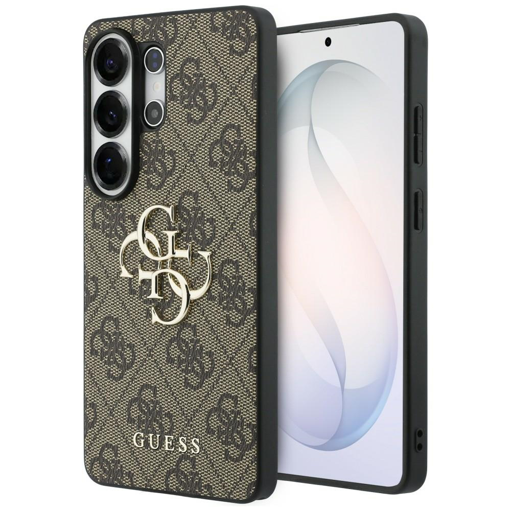 Калъф за Samsung Galaxy S26 Ultra - Guess Hardcase 4G Big Metal Logo (GUHCS26L4GMGMGBR) - Кафяв