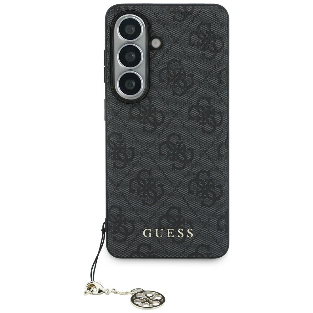 Чантичка за Samsung Galaxy S26 - Guess Hardcase 4G Classic Logo Charm (GUHMS26SGF4GGR) - Черна