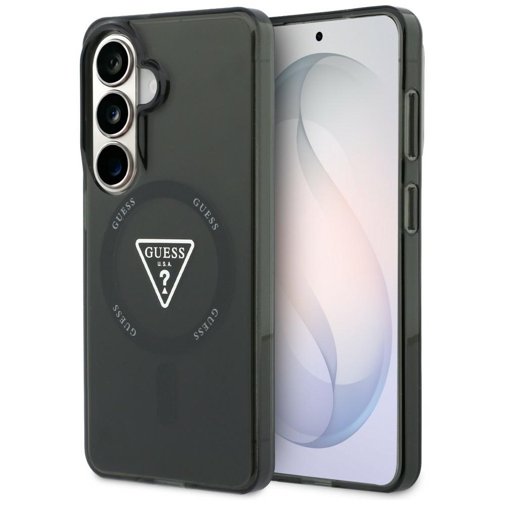 Чанта за Samsung Galaxy S26 - Guess IML Gradient Triangle MagSafe (GUHMS26SHGTMLCGGK) - Черна