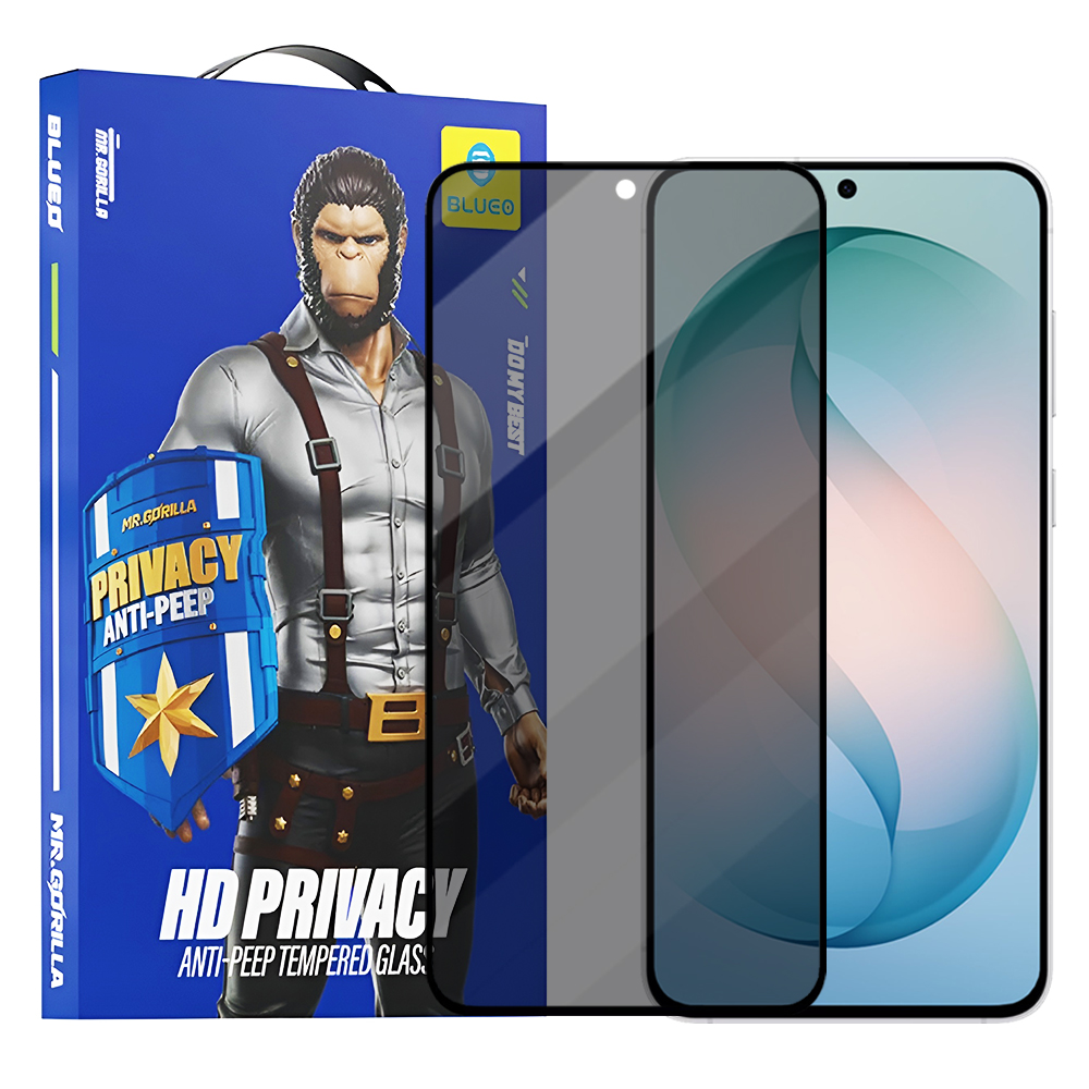 Капак за Samsung Galaxy S26 Plus - Blueo Anti-Peep Privacy Glass - Черен