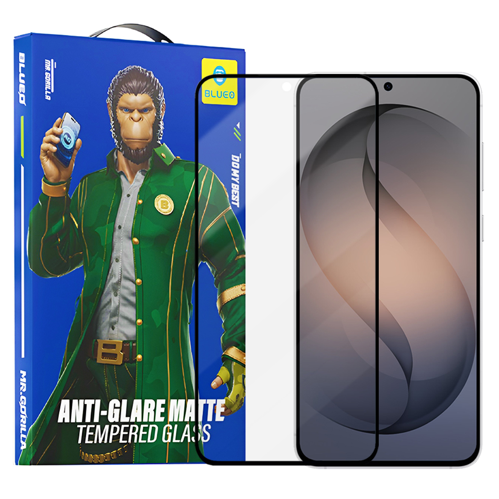 Капак за Samsung Galaxy S26 - Blueo Anti-Glare Matte Glass - Черен
