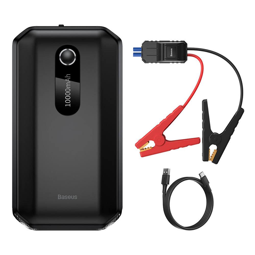 Стартерно устройство, 1000A, суперкондензатор, 10000mAh, 12V - Baseus Super Energy Air (CGNL020101) - Черно
